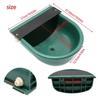 Cattle Sheep Horse Drinker Bowl Feeder Automatic Plastic Livestock Cow Convenient Water Drinking Dispenser