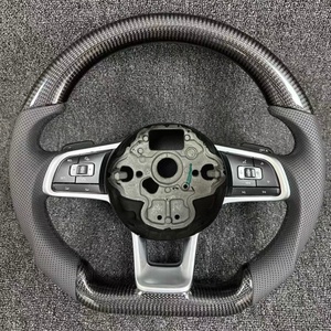 Volante Deportivo de Fibra de Carbono en Oferta, Compatible con <span class=keywords><strong>Volkswagen</strong></span> VW Polo MK7 Passat <span class=keywords><strong>Golf</strong></span> 4 5 6 7 <span class=keywords><strong>8</strong></span> GTI <span class=keywords><strong>R</strong></span> Line MK5 MK6 MK7 - Product Image 6