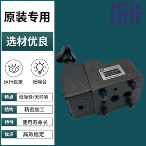 Válvula de Alivio Solenoide JGH BSG-06-1PN-30, 200 Bar, 160 L/min, Puerto G24 1/2 Pulgada, Válvula Hidráulica - Product Image 3