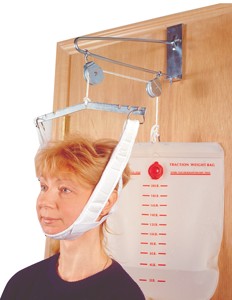 Kit de Tracción Cervical Sobre la Puerta, Alivio del Dolor de Cuello, Hernia de Disco Vertebral, Conjunto Completo de Tracción para Instalar Sobre la Puerta - Product Image 1