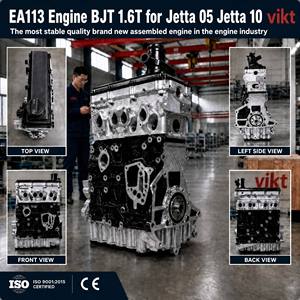 Nuevo Conjunto de Motor EA113 BJT BJG para Volkswagen VW Jetta <span class=keywords><strong>2005</strong></span> 1.6L Gasolina, Bloque Largo de Motor Desnudo de Fábrica - Product Image 1