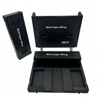 Boîtier de transport professionnel OEM de haute qualité pour console de mixage numérique DJ, entièrement noir, avec 8 poignées et 2 pieds, idéal pour les Wing.