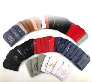Etiqueta de equipaje de cuero PU de viaje bonita almacenada Etiqueta de maleta personalizable para mujeres y hombres - Product Image 5