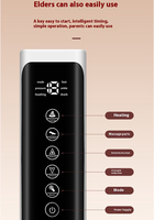Masseur de jambes pour soulager le stress, Little Expert, extrusion cyclique tridimensionnelle, style fermeture éclair avec chauffage