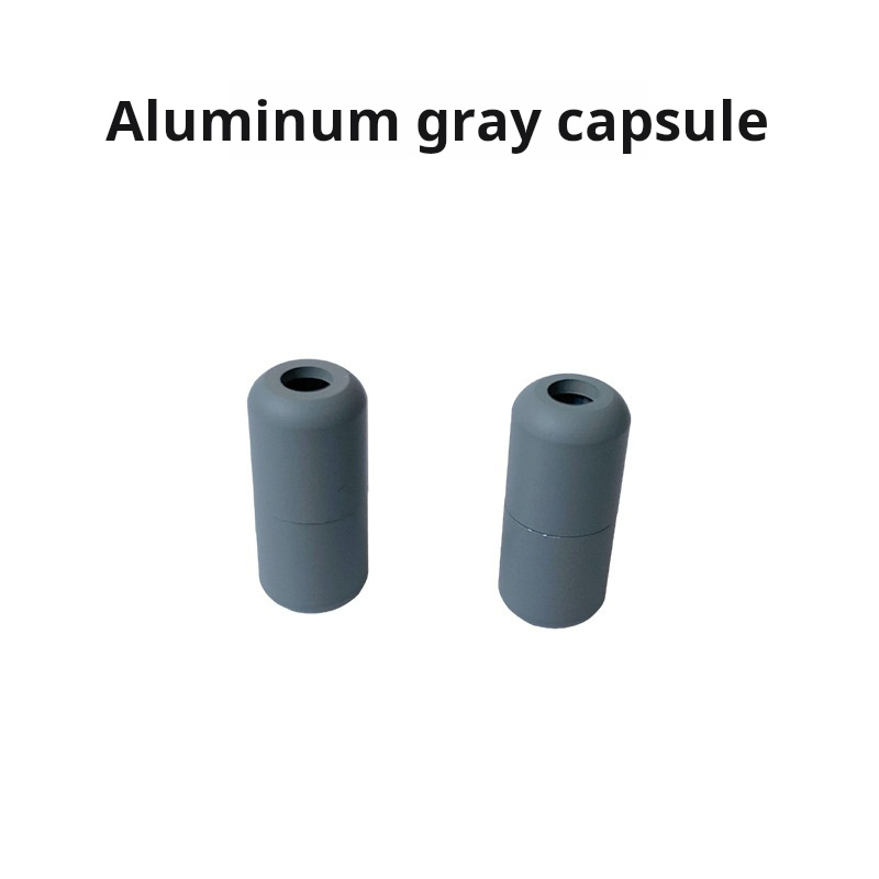 Capsule grise en aluminium