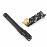 Émetteur-récepteur RF, module sans fil 2,4 G, NRF24L01+PA+LNA, portée de 1100 m, longue distance avec antenne