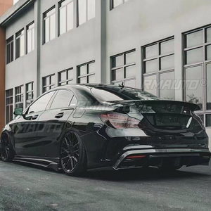Pour Mercedes-Benz CLA W117 Spoiler CLA180 CLA200 250 CLA260 CLA45 2014 -2018 Style RT Spoiler de coffre arrière en fibre de carbone véritable/ABS - Product Image 6