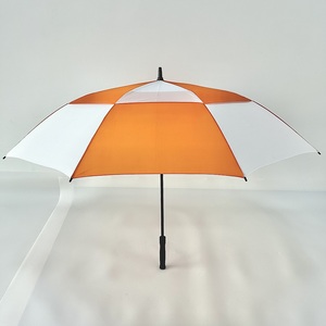 Parapluie de golf en fibre de verre aéré coupe-vent de grande taille avec <span class=keywords><strong>sac</strong></span> à bandoulière - Product Image 1