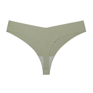 Chic Sexy Low-Rise Ice Silk Barely-There Culotte <span class=keywords><strong>string</strong></span> une pièce sans couture et aérée pour femme - Product Image 2