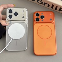 Coque de téléphone mate pour iPhone 17 16 15 14 13 Pro Max, étui magnétique AG original, protection rigide de luxe en PC, vente en gros d'usine