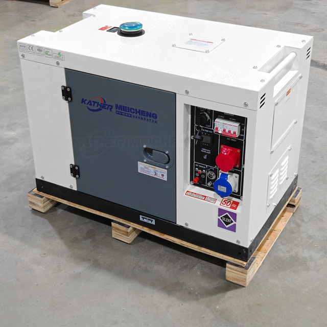 Super Silent Portable 10kw 8kva 5kva Diesel Generators 440/380/220V Auto Start Electrical Power Generator With Soundproof Canopy