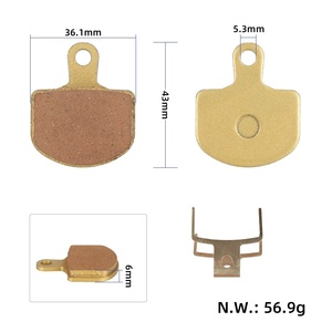 Plaquettes de frein Ulip Full Metal pour moto tout-terrain ETM RTR, plaquettes de frein pour scooter électrique, plaquettes de frein à disque hydraulique pour VTT - Product Image 2