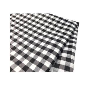 Mantel de Alta Calidad 100% Poliéster, Diseño Clásico a Cuadros Blanco y Negro, Tejido Cuadrado de 56x56 Pulgadas, para Uso Doméstico en Todas las Temporadas - Product Image 1