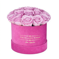 Boîte à fleurs cylindrique au design tendance, en carton ondulé bronzé fait main pour bouquets de fleurs, avec support de logo personnalisé, simple