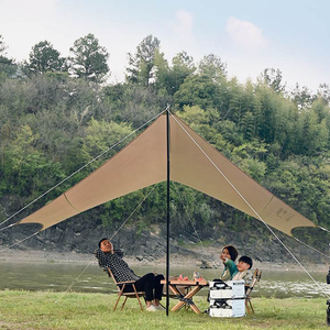 Sombrilla de playa al aire libre al por mayor nuevo diseño tela de doble capa Uv 50 + sombrilla de playa portátil - Product Image 5