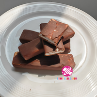 Venta Caliente de Dulces Chinos al por Mayor Personalizados Halal para Niños Barra de Malvavisco Crujiente y Dulce Cubierto de Chocolate