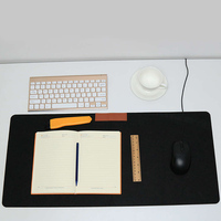 Tapis de clavier en feutre gris et noir de 2 mm et 3 mm d'épaisseur, très demandés