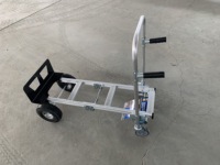 Chariot à quatre roues en aluminium pliable 2-en-1 avec caractéristiques de personnalisation OEM