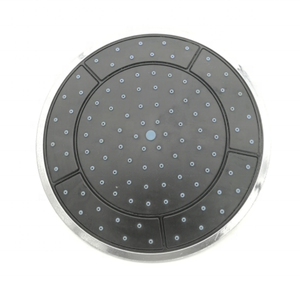 Accessori <span class=keywords><strong>cabina</strong></span> <span class=keywords><strong>doccia</strong></span> 24cm viti removibili ABS plastica nera pioggia testa <span class=keywords><strong>doccia</strong></span> - Product Image 2