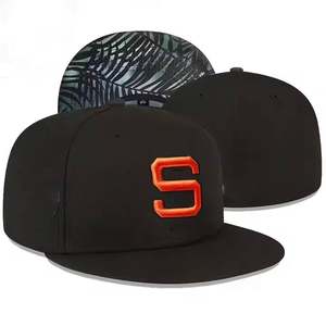 कस्टम 6 पैनल 3 डी कढ़ाई फ्लैटबिल स्नैपबैक है100 प्रतिशत एक्रिलिक सामग्री खेल टोपी सादे स्नैपबैक कैप - Product Image 4