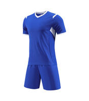 Pabrik murah dukungan kosong kustom Jersey tim nomor klub sepak bola Set baju sepak bola Jersey untuk pria