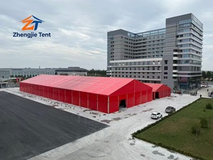 Tente de cérémonie de mariage rouge de 500 à 700 places, toit en aluminium et PVC, pour <span class=keywords><strong>salle</strong></span> de banquet, zone de réception, scène de festival, événement en plein air, jardin - Product Image 4