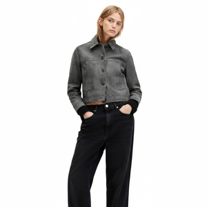 เสื้อแจ็คเก็ตหนังมีสไตล์สําหรับผู้หญิงคุณภาพสูงที่ทําเองตามสั่งในสีต่างๆ มีจําหน่ายในราคาที่ดี - Product Image 1