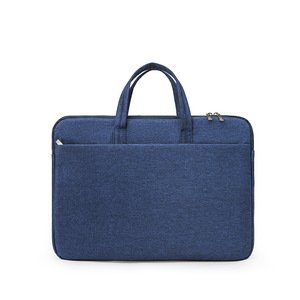 Sac pour ordinateur portable en Oxford imperméable et résistant, mallette d'affaires à bandoulière 15,6 pouces, mallette d'affaires en cuir antichoc - Product Image 5