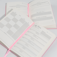 Journal de Prière Quotidien Personnalisé Format A5 à Couverture Rigide en Lin, Planificateur d'Affirmation, de Gratitude et de Soins Personnels, Carnet de Manifestation Imprimé pour la Prière