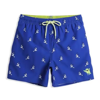 Shorts de bain pour garçon personnalisés OEM avec impression par sublimation, motif animalier, dessin animé, patchwork à carreaux