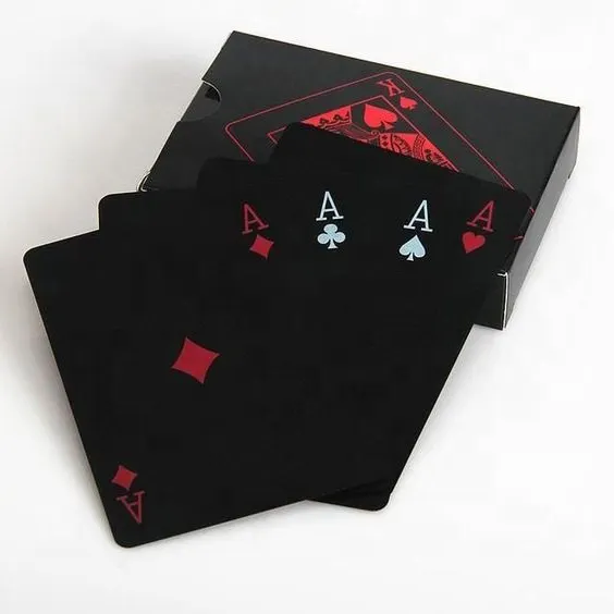 Cartes de jeu en papier avec Logo d'entreprise, Promotion personnalisée, bon marché, pour Poker