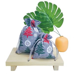 <b>Christmas</b> Tree Snowflake Pattern Drawstring <b>Gift</b> <b>Bag</b> <b>Christmas</b> Party Packaging <b>Gift</b> <b>Bag</b> - Product Image 3