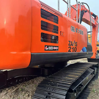 Excavatrice Hitachi ZX210-5A d'occasion de 21 tonnes, moteur ISUZU, puissance 110 kW, capacité de la benne de 0,91 m³, moteur d'occasion, matériel de terrassement