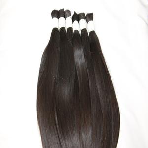 Vente en gros de cheveux brésiliens vierges non traités à cuticule alignée, cheveux humains en vrac, achat, tissage de cheveux en vrac, cheveux chinois - Product Image 5