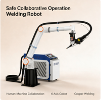 Equipo de Soldadura Láser con Robot Colaborativo Inteligente y Programable, Brazo Robótico de 6 Ejes para Soldadura de Piezas de Automóviles