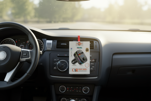 เครื่องเล่นบลูทูธในรถยนต์ WELDJAUP รุ่น CZ-09 พร้อม QC3.0 USB-C เครื่องส่งสัญญาณ FM อะแดปเตอร์ที่จุดบุหรี่ - Product Image 2