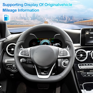 Para Mercedes Benz GLC/Clase C 2015-2020 NaviHua 12,3 ''medidor automático pantalla Lcd Virtual Monitor instrumento de tablero inteligente - Product Image 6