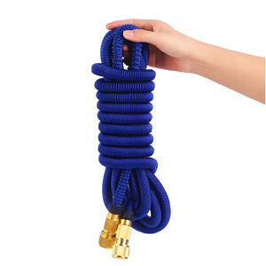 Manguera de Jardín <span class=keywords><strong>Extensible</strong></span> de <span class=keywords><strong>Goma</strong></span> de 3/4\", Mágica, Sin Pliegues, Alta Presión, Duradera, con Conector de Cabezal de Aspersor <span class=keywords><strong>para</strong></span> Riego y Limpieza - Product Image 3