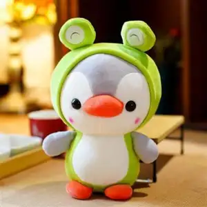 Hot Sale Pinguin Plüsch tasche Hängende Anhänger Dekor Spielzeug Kuscheltier Einhorn Dinosaurier Biene Frosch Schlüssel bund Plüschtiere Geburtstags geschenke