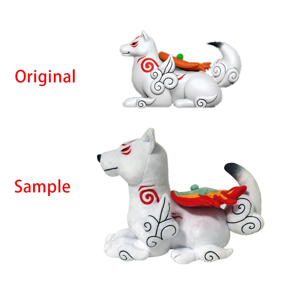 Low MOQ Customized Size Creative Design Cute Soft Plush Toy Manufacturer Stuffed Animal Soft White Wolf Plush Toy