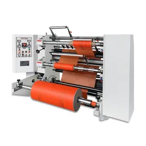 Máquina cortadora de rollos de película de PVC, máquina cortadora de rollos, papel adhesivo de papel de aluminio, máquina cortadora de rollos Jumbo Vertical