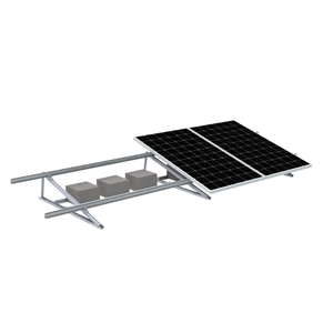 Système <span class=keywords><strong>de</strong></span> montage solaire pour toit plat SunRack avec supports en aluminium réglables pour une installation sécurisée des <span class=keywords><strong>panneaux</strong></span> photovoltaïques - Product Image 4