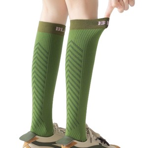 ถุงเท้ารัดกล้ามเนื้อพร้อมดีไซน์รังผึ้งระบายอากาศได้ดีสำหรับโยคะและการวิ่ง สีเบจ สีเขียว สีกาแฟ สีเทาอ่อน สีเทาเข้ม - Product Image 3