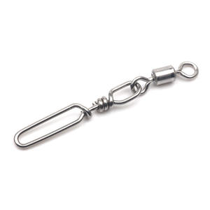 Pêche en mer en acier inoxydable poudre rapide connecteur pivotant Snap Fast Clip Stream <span class=keywords><strong>leurre</strong></span> connecteur rapide boule de pêche pivotant - Product Image 2