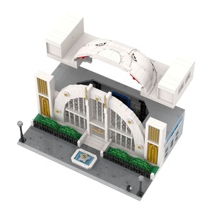 Funbuild อิฐ MOC-223163ห้องโถงแห่งความยุติธรรมชุดตัวต่อเพื่อการศึกษาแบบโมดูลาร์ - Product Image 2