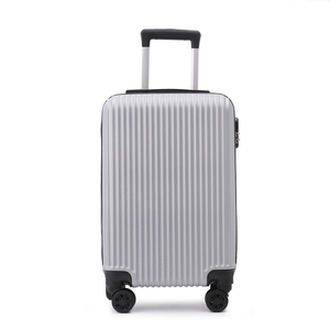 <span class=keywords><strong>Valise</strong></span> <span class=keywords><strong>cabine</strong></span> unisexe 20 pouces avec <span class=keywords><strong>roulettes</strong></span> pivotantes, fermeture éclair sécurisée, idéale pour les voyages en avion, bagage à main en ABS pour hommes et femmes - Product Image 1