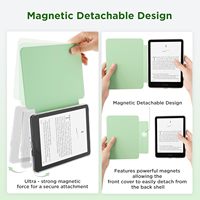 Étui à rabat personnalisé en cuir PU pour Kindle 12e génération 6 pouces (2026) – Housse de protection magnétique détachable avec fonction veille/réveil automatique