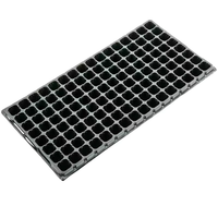 Plateau de semis en PVC avec trous de drainage pour la propagation et la germination des plantes, idéal pour serres extérieures, dômes d'humidité, jardins et fermes.