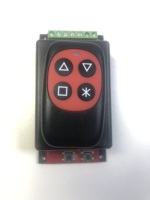 Récepteur de commutateur de porte de garage en plastique à code fixe universel à 2 canaux de bonne qualité pour TPD