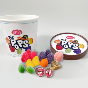 3 hương vị kem Arab QATAR Pops trái cây kem xoài đào dâu tây mâm xôi hồ trăn Kem Halal chứng nhận thực phẩm - Product Image 1